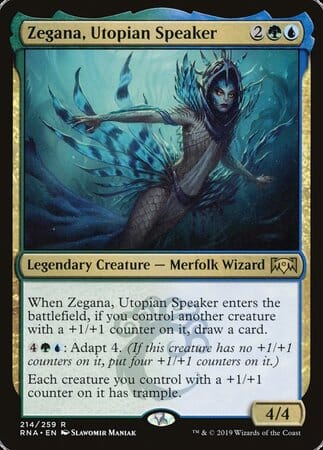 Zegana, Utopian Speaker [Ravnica Allegiance] MTG Single Magic: The Gathering  | Multizone: Comics And Games