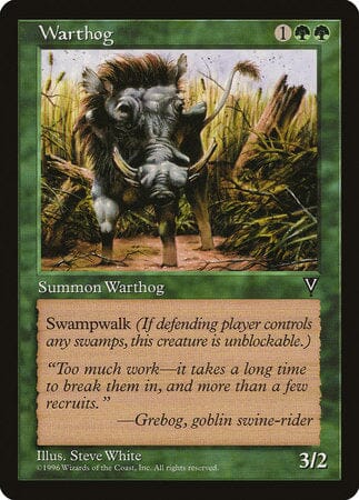 Warthog [Visions] MTG Single Magic: The Gathering  | Multizone: Comics And Games