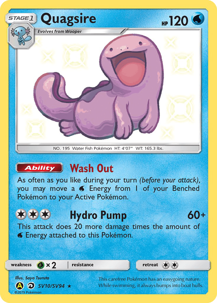 Quagsire (SV10/SV94) [Sun & Moon: Hidden Fates - Shiny Vault] Pokemon Single Pokémon  | Multizone: Comics And Games
