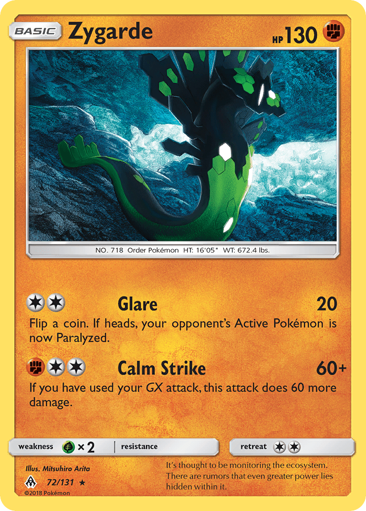 Zygarde (72/131) [Sun & Moon: Forbidden Light] Pokemon Single Pokémon  | Multizone: Comics And Games