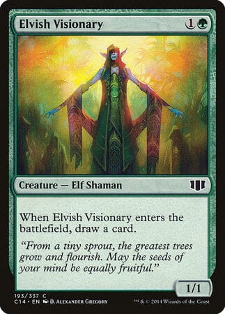 Elvish Visionary [Commander 2014] MTG Single Magic: The Gathering  | Multizone: Comics And Games