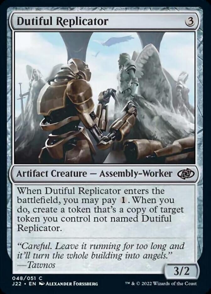 Dutiful Replicator [Jumpstart 2022] MTG Single Magic: The Gathering  | Multizone: Comics And Games
