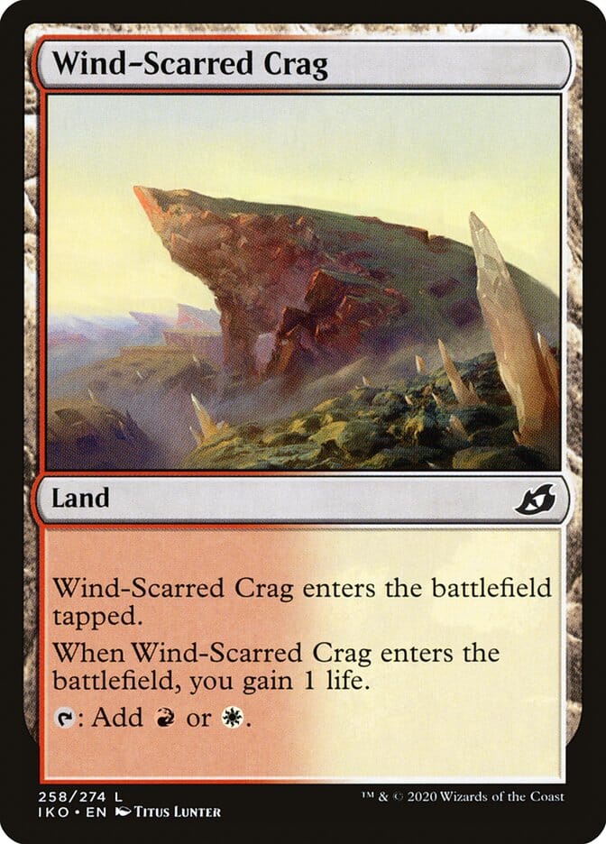 Wind-Scarred Crag [Ikoria: Lair of Behemoths] MTG Single Magic: The Gathering  | Multizone: Comics And Games