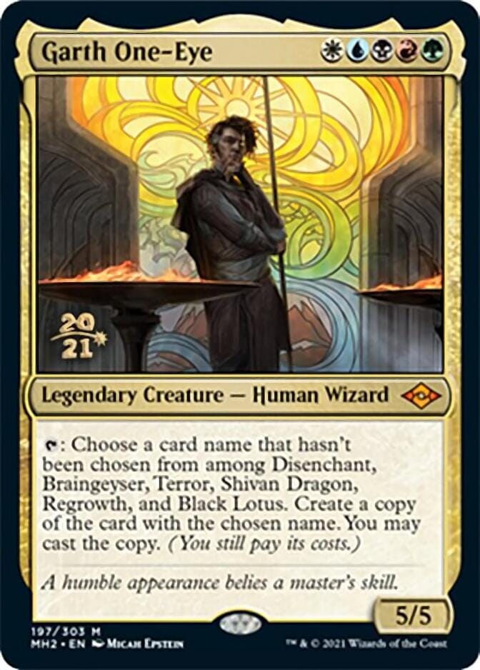 Garth One-Eye [Modern Horizons 2 Prerelease Promos] MTG Single Magic: The Gathering  | Multizone: Comics And Games