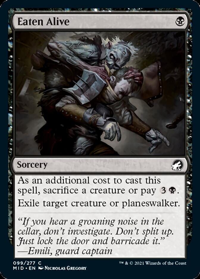 Eaten Alive [Innistrad: Midnight Hunt] MTG Single Magic: The Gathering  | Multizone: Comics And Games