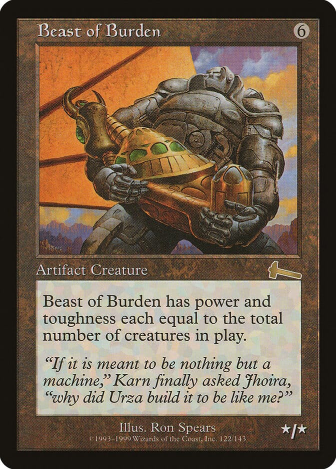 Beast of Burden [Urza's Legacy] MTG Single Magic: The Gathering  | Multizone: Comics And Games