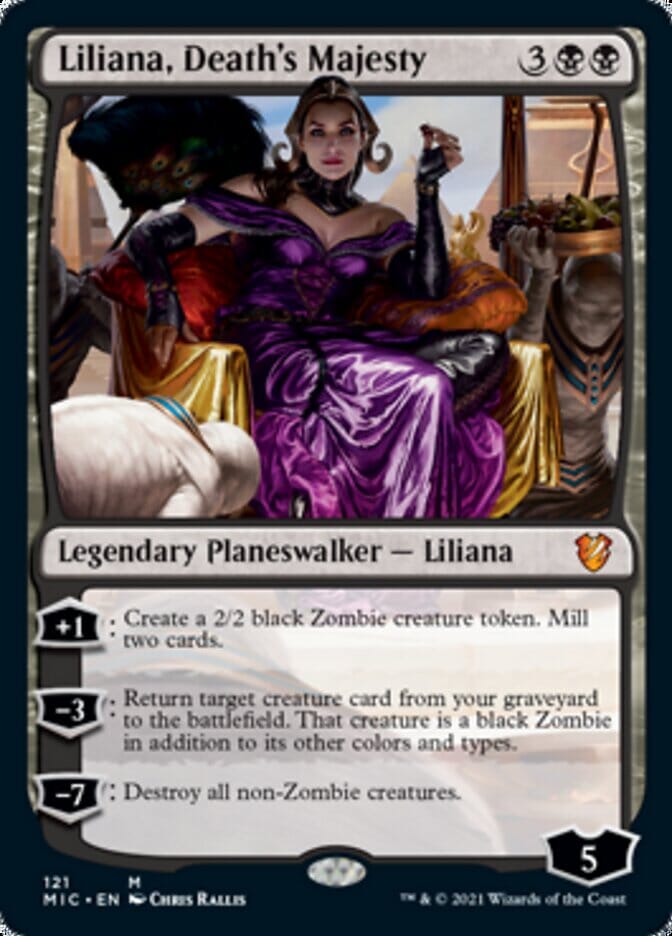 Liliana, Death's Majesty [Innistrad: Midnight Hunt Commander] MTG Single Magic: The Gathering  | Multizone: Comics And Games