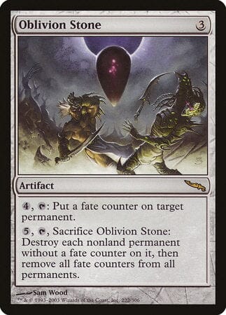 Oblivion Stone [Mirrodin] MTG Single Magic: The Gathering  | Multizone: Comics And Games