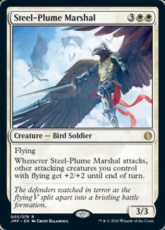Steel-Plume Marshal [Jumpstart] MTG Single Magic: The Gathering  | Multizone: Comics And Games