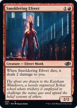 Smoldering Efreet [Jumpstart 2022] MTG Single Magic: The Gathering  | Multizone: Comics And Games