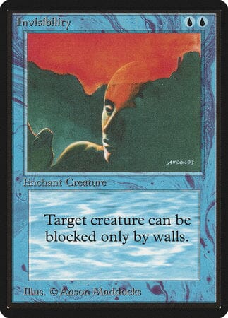 Invisibility [Limited Edition Beta] MTG Single Magic: The Gathering  | Multizone: Comics And Games