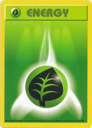 Grass Energy (99/102) [Base Set Shadowless Unlimited] Pokemon Single Pokémon  | Multizone: Comics And Games