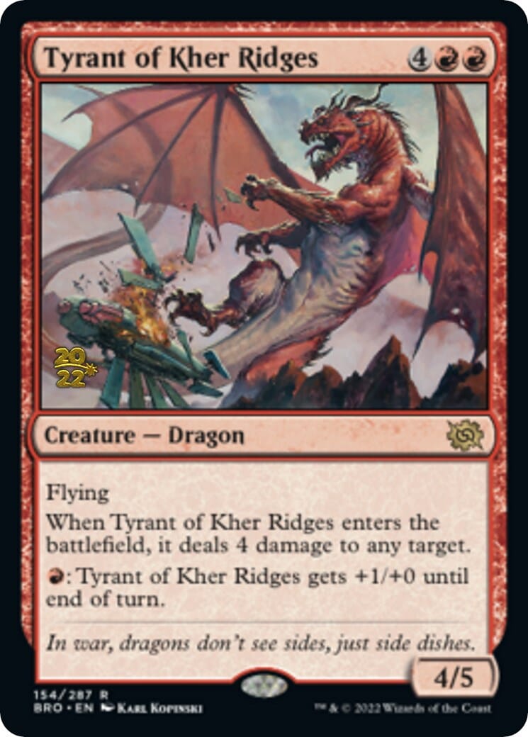 Tyrant of Kher Ridges [The Brothers' War: Prerelease Promos] | Multizone: Comics And Games