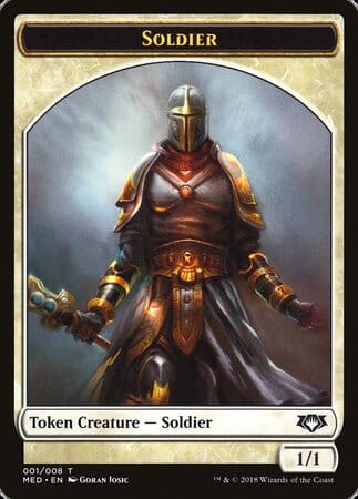 Soldier Token [Mythic Edition Tokens] MTG Single Magic: The Gathering  | Multizone: Comics And Games