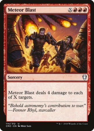 Meteor Blast [Commander Anthology Volume II] MTG Single Magic: The Gathering  | Multizone: Comics And Games