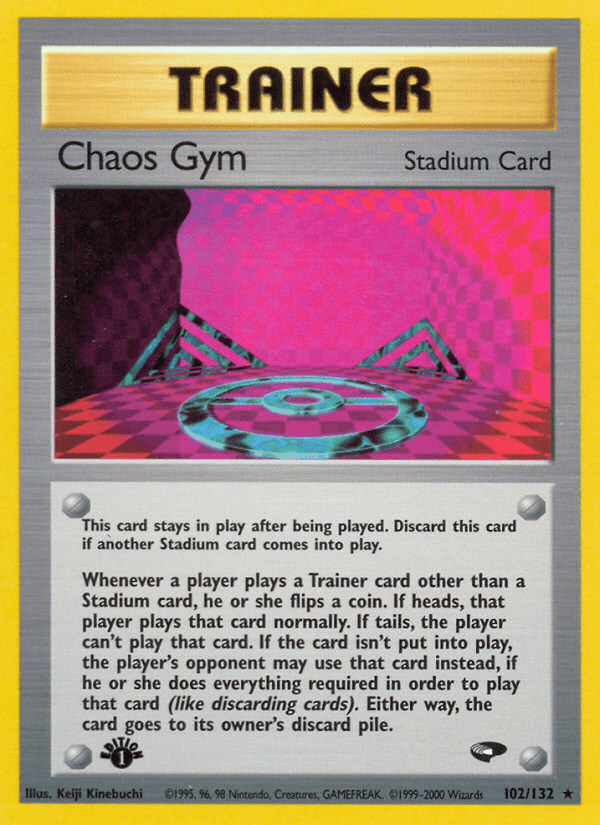 Chaos Gym (102/132) [Gym Challenge 1st Edition] Pokemon Single Pokémon  | Multizone: Comics And Games