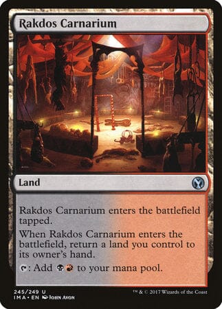 Rakdos Carnarium [Iconic Masters] MTG Single Magic: The Gathering  | Multizone: Comics And Games
