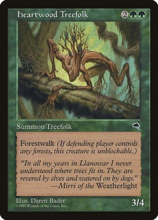 Heartwood Treefolk [Tempest] MTG Single Magic: The Gathering  | Multizone: Comics And Games