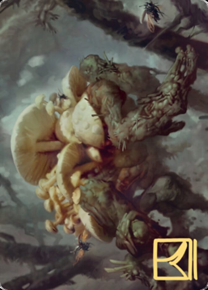 Swarm Shambler Art Card (Gold-Stamped Signature) [Zendikar Rising Art Series] MTG Single Magic: The Gathering  | Multizone: Comics And Games