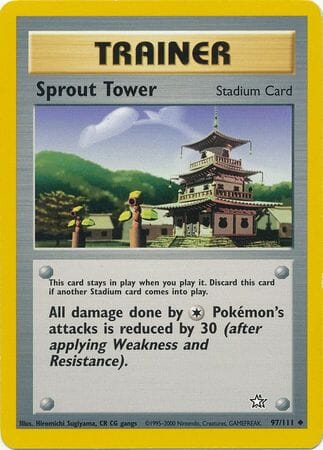 Sprout Tower (97/111) [Neo Genesis Unlimited] Pokemon Single Pokémon  | Multizone: Comics And Games