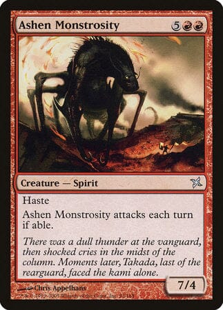 Ashen Monstrosity [Betrayers of Kamigawa] MTG Single Magic: The Gathering  | Multizone: Comics And Games