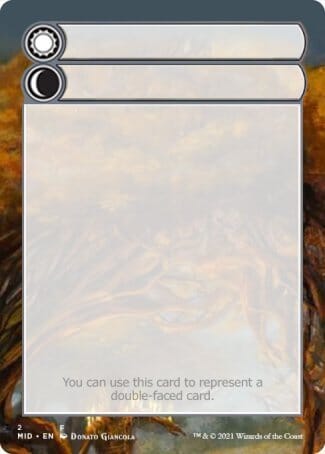 Helper Card (2/9) [Innistrad: Midnight Hunt Tokens] MTG Single Magic: The Gathering  | Multizone: Comics And Games