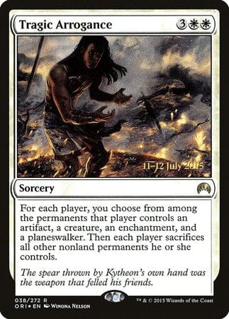 Tragic Arrogance [Magic Origins Promos] MTG Single Magic: The Gathering  | Multizone: Comics And Games