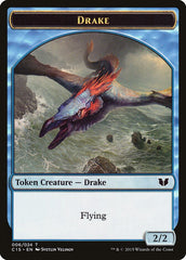 Drake // Elemental (020) Double-Sided Token [Commander 2015 Tokens] | Multizone: Comics And Games