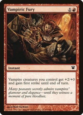 Vampiric Fury [Innistrad] MTG Single Magic: The Gathering  | Multizone: Comics And Games