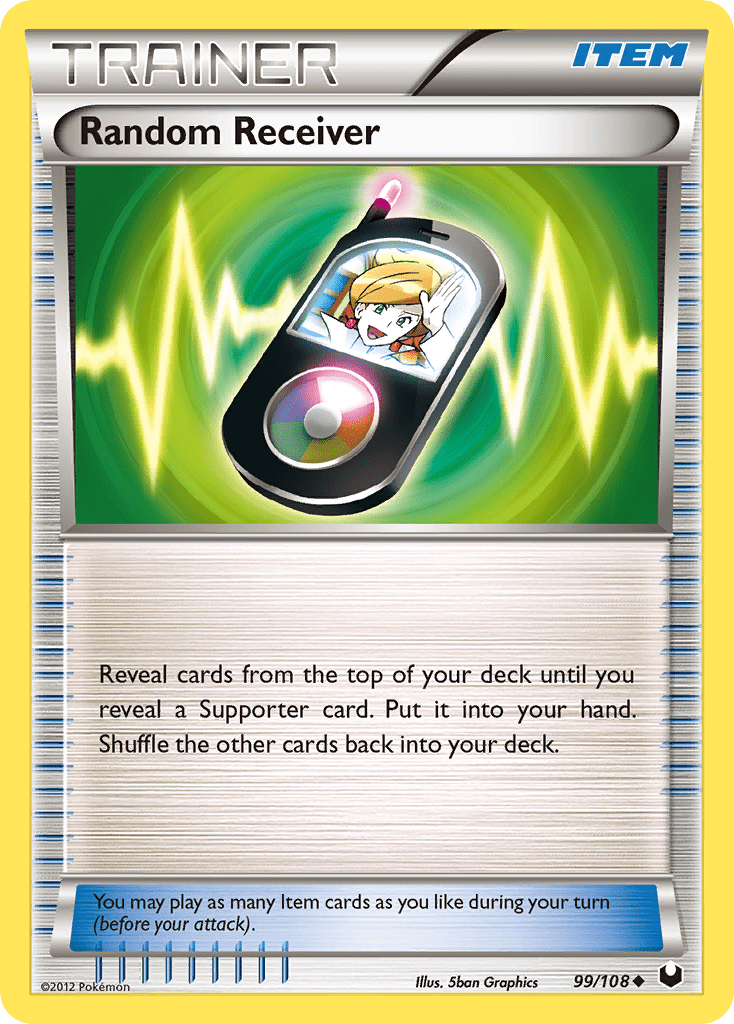 Random Receiver (99/108) [Black & White: Dark Explorers] Pokemon Single Pokémon  | Multizone: Comics And Games