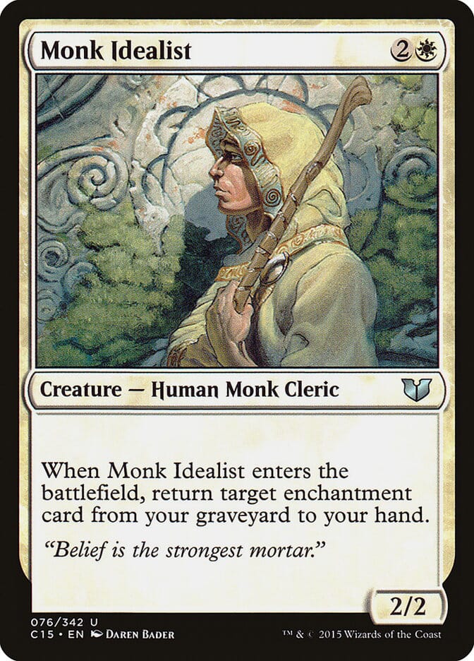 Monk Idealist [Commander 2015] MTG Single Magic: The Gathering  | Multizone: Comics And Games