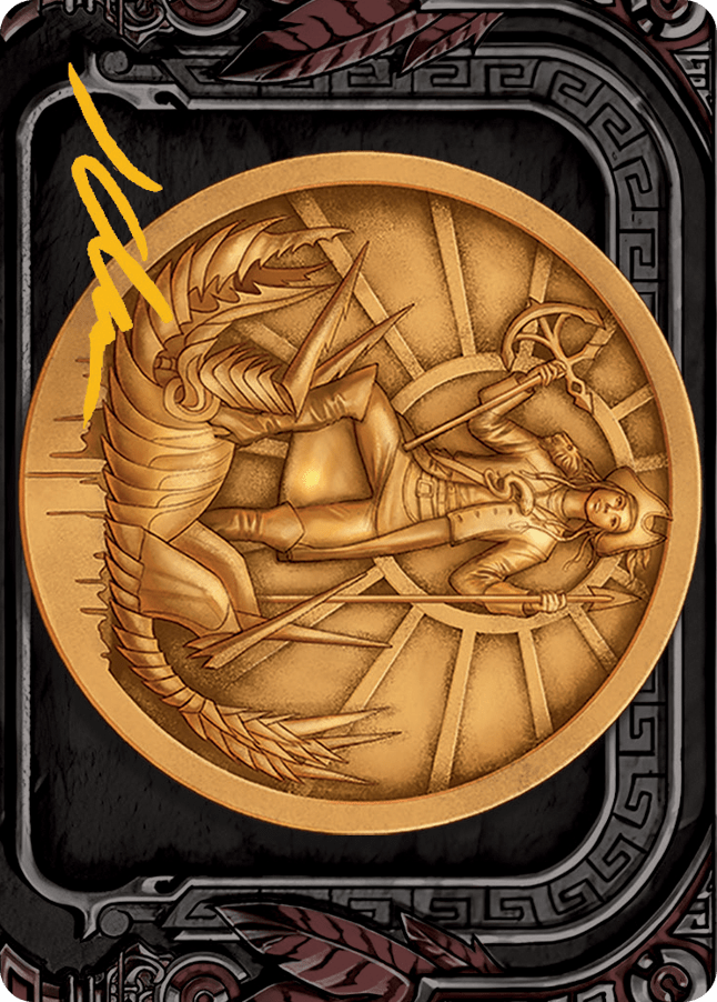 Captain Lannery Storm Art Card (Gold-Stamped Signature) [March of the Machine Art Series] MTG Single Magic: The Gathering  | Multizone: Comics And Games