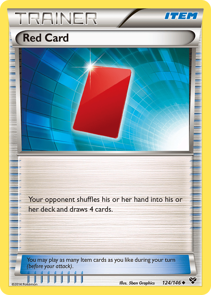 Red Card (124/146) [XY: Base Set] Pokemon Single Pokémon  | Multizone: Comics And Games