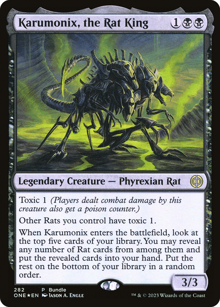 Karumonix, the Rat King (Bundle) [Phyrexia: All Will Be One] MTG Single Magic: The Gathering  | Multizone: Comics And Games