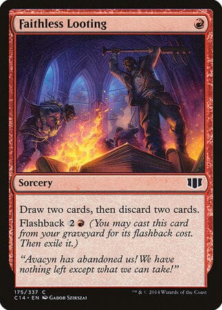 Faithless Looting [Commander 2014] MTG Single Magic: The Gathering  | Multizone: Comics And Games
