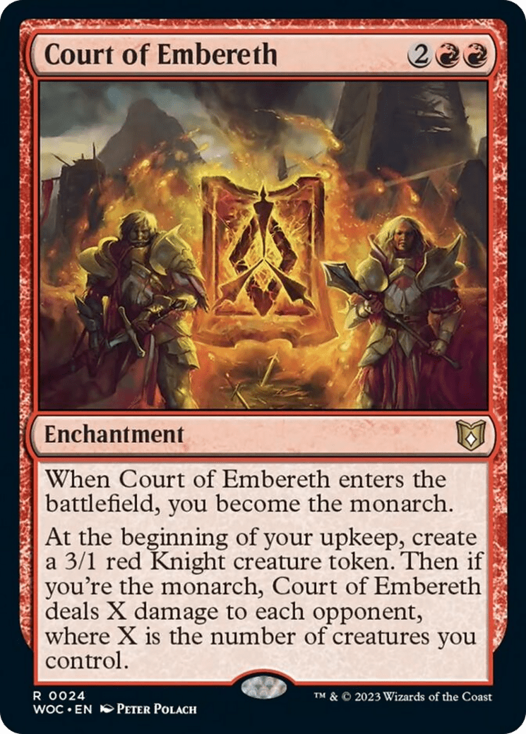 Court of Embereth [Wilds of Eldraine Commander] MTG Single Magic: The Gathering  | Multizone: Comics And Games