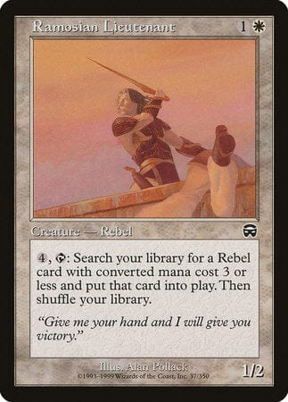 Ramosian Lieutenant [Mercadian Masques] MTG Single Magic: The Gathering  | Multizone: Comics And Games