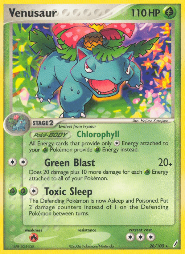 Venusaur (28/100) [EX: Crystal Guardians] Pokemon Single Pokémon  | Multizone: Comics And Games