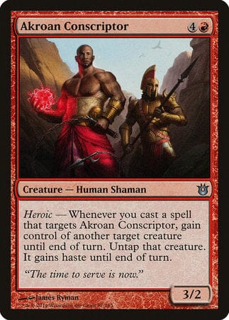 Akroan Conscriptor [Born of the Gods] MTG Single Magic: The Gathering  | Multizone: Comics And Games