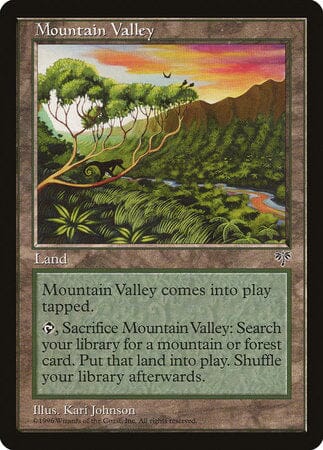 Mountain Valley [Mirage] MTG Single Magic: The Gathering  | Multizone: Comics And Games