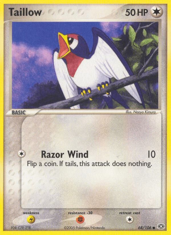 Taillow (68/106) [EX: Emerald] Pokemon Single Pokémon  | Multizone: Comics And Games