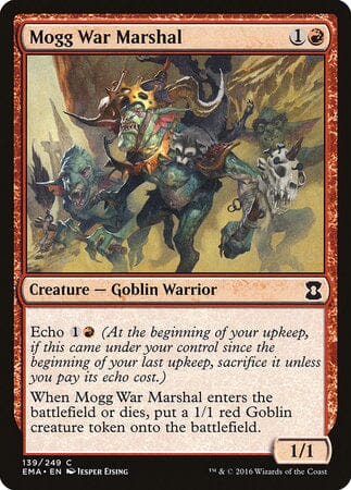 Mogg War Marshal [Eternal Masters] MTG Single Magic: The Gathering  | Multizone: Comics And Games