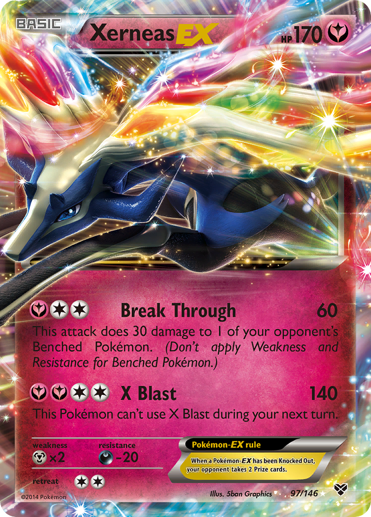 Xerneas EX (97/146) [XY: Base Set] Pokemon Single Pokémon  | Multizone: Comics And Games