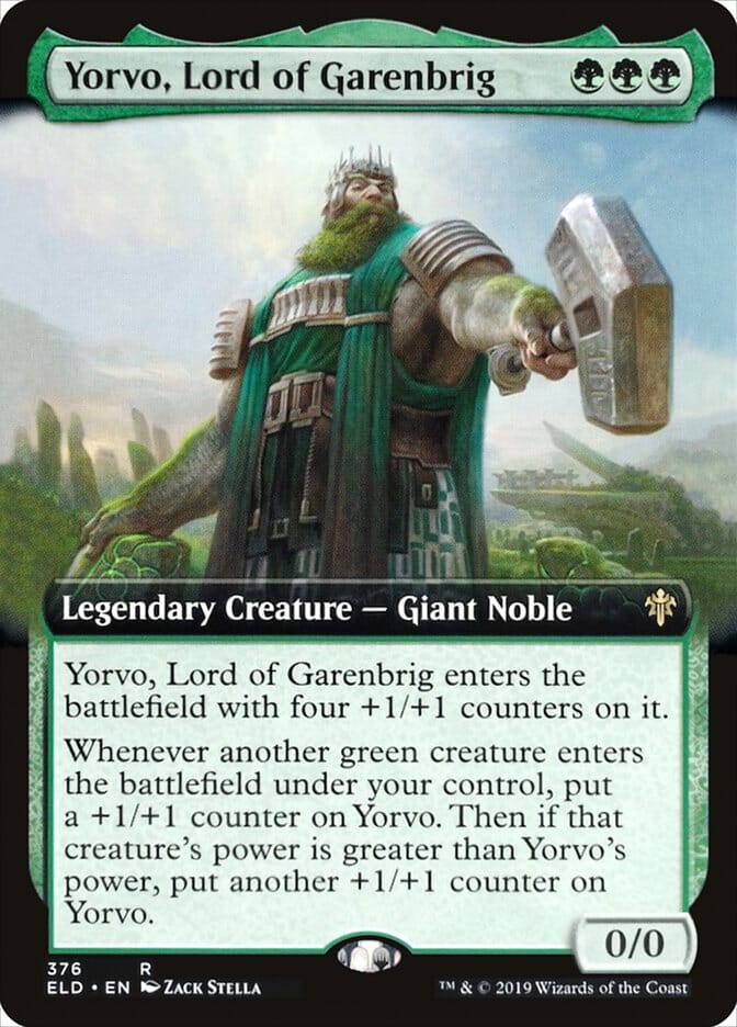 Yorvo, Lord of Garenbrig (Extended Art) [Throne of Eldraine] MTG Single Magic: The Gathering  | Multizone: Comics And Games