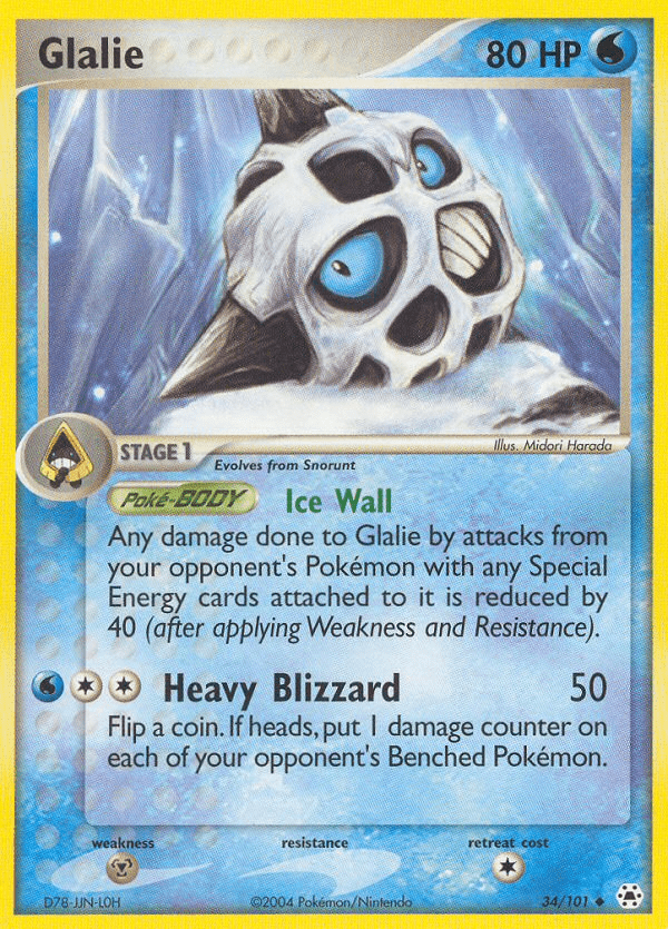 Glalie (34/101) [EX: Hidden Legends] Pokemon Single Pokémon  | Multizone: Comics And Games