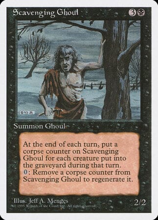 Scavenging Ghoul [Fourth Edition] MTG Single Magic: The Gathering  | Multizone: Comics And Games