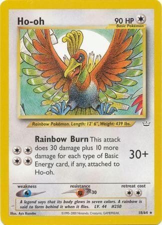 Ho-oh (18/64) [Neo Revelation Unlimited] Pokemon Single Pokémon  | Multizone: Comics And Games