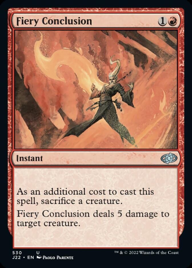 Fiery Conclusion [Jumpstart 2022] MTG Single Magic: The Gathering  | Multizone: Comics And Games