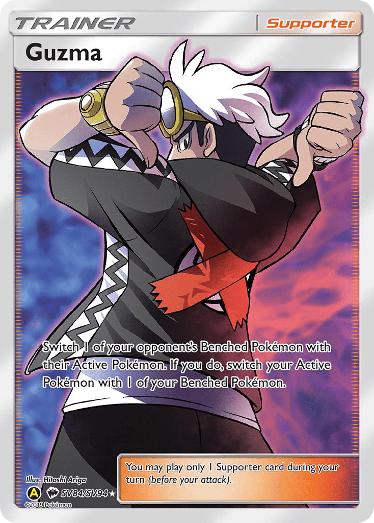Guzma (SV84/SV94) [Sun & Moon: Hidden Fates - Shiny Vault] Pokemon Single Pokémon  | Multizone: Comics And Games