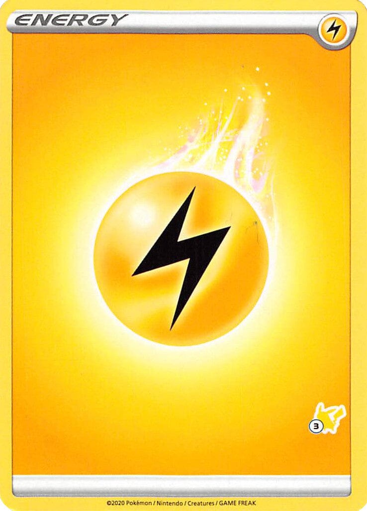 Lightning Energy (Pikachu Stamp #3) [Battle Academy 2022] Pokemon Single Pokémon  | Multizone: Comics And Games